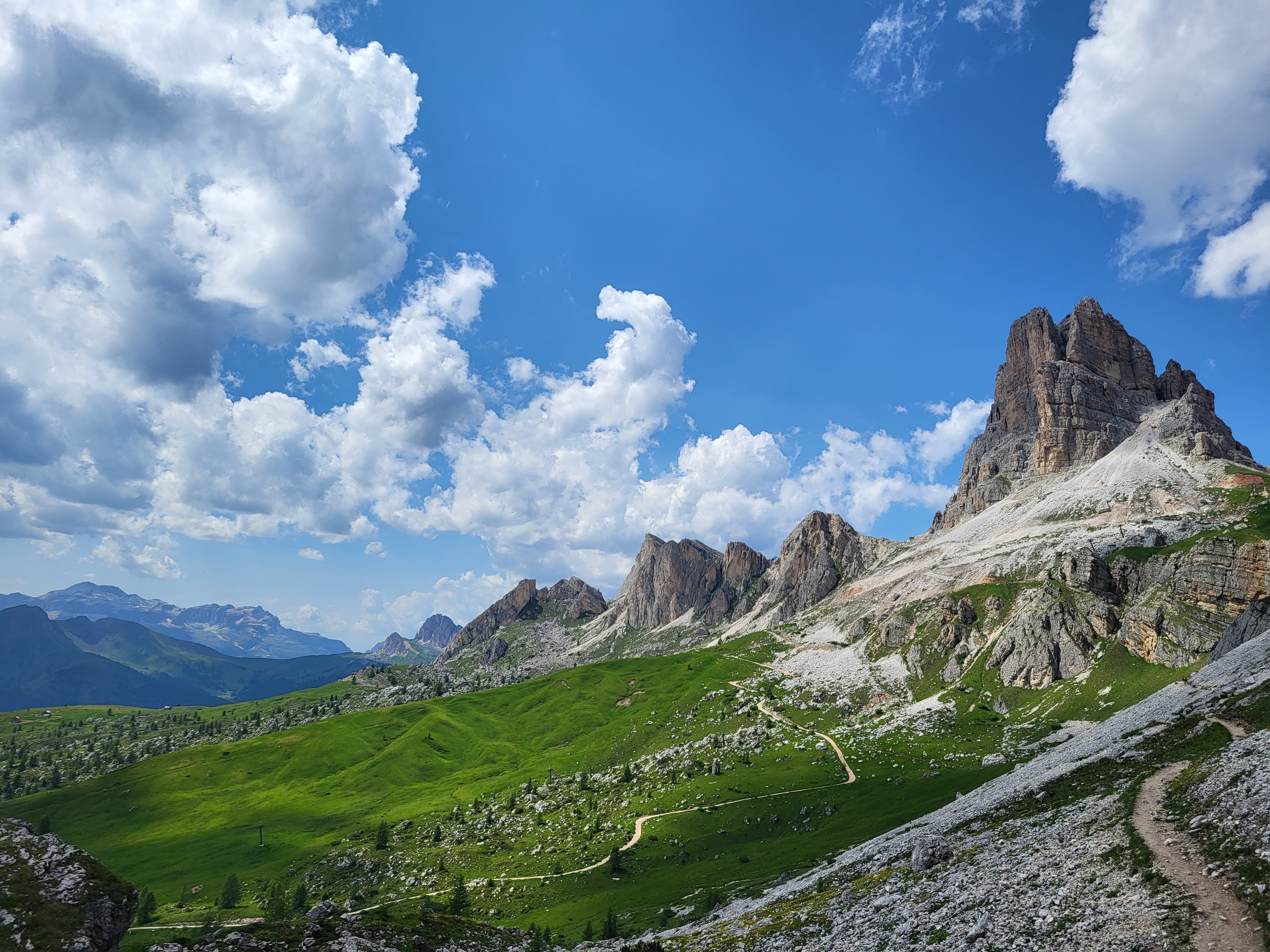 Dolomites alpine scenery in Italy