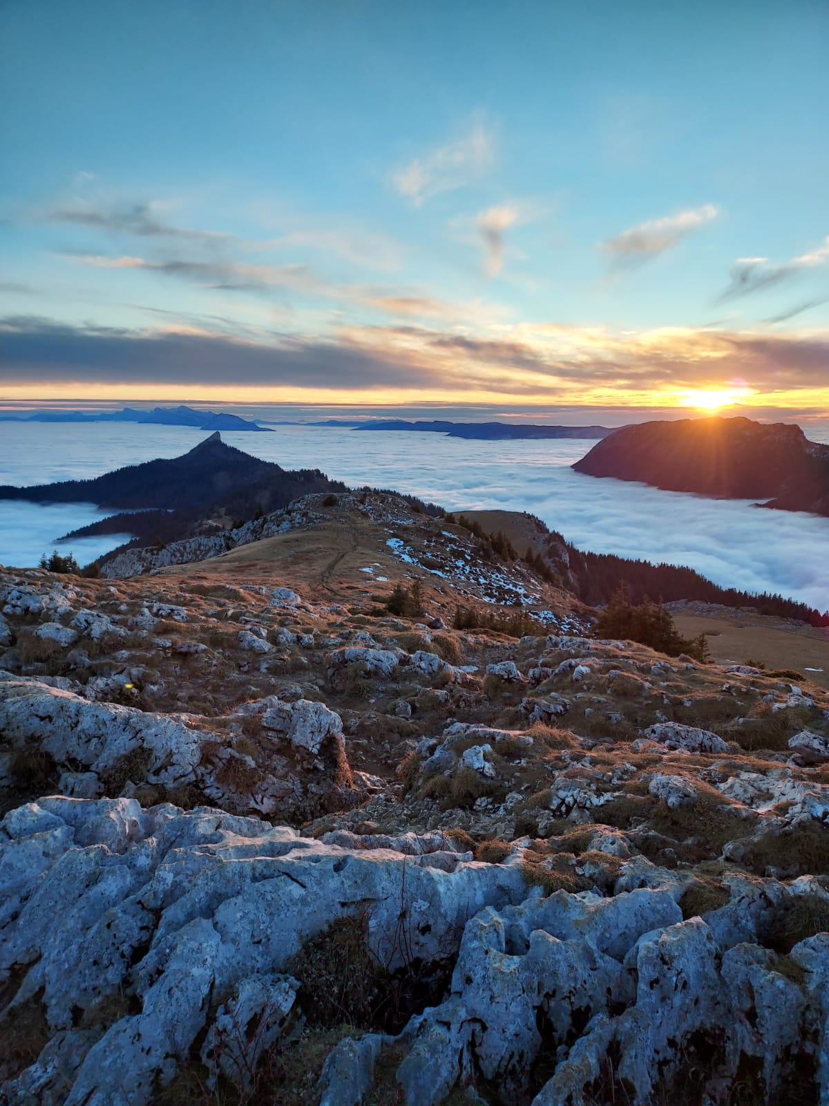 Sea of clouds near Grenoble